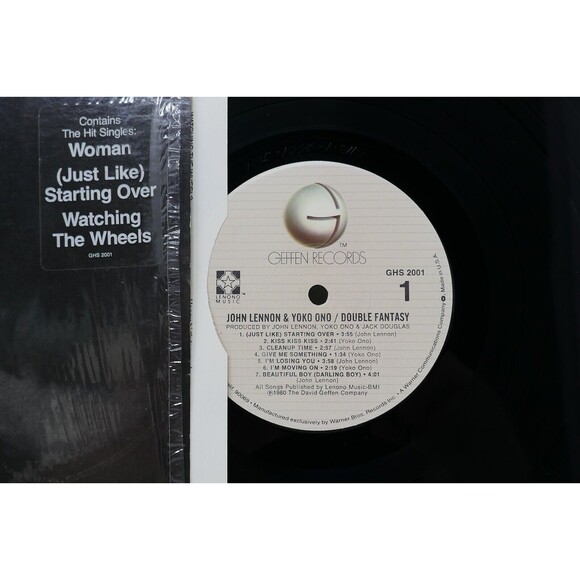 Geffen 1980 Double Fantasy by John Lennon Yoko Ono 12" LP Vinyl Record - Picture 4 of 9